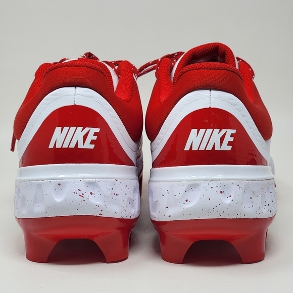 Nike Alpha Huarache Elite 4 MCS Cleats White Red FD6255-105 Men\'s Size 12 New main image 7